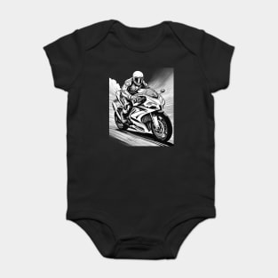 Biker Motorcycle Baby Bodysuit